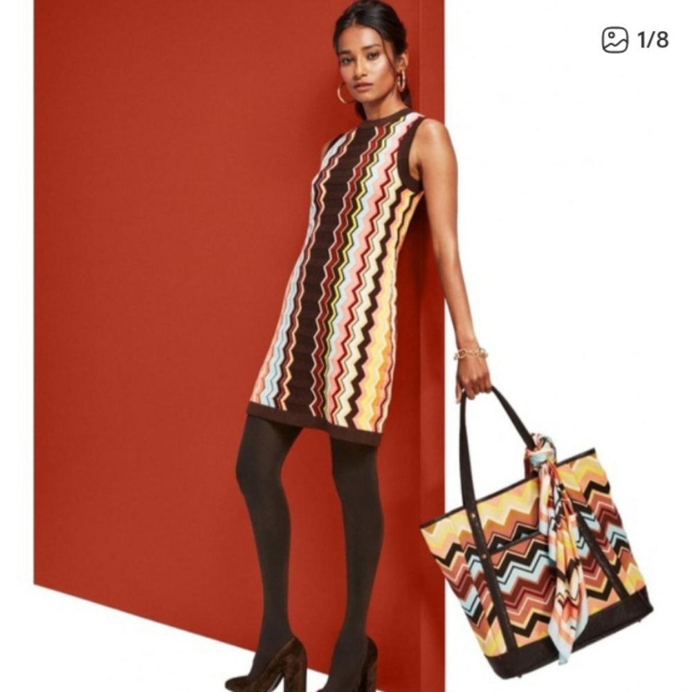 MISSONI x Target Chevron Sweater Dress Size Medium